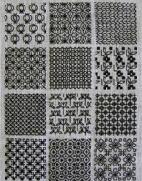 [pattern sampler] 主にRSNと江口千暎子さんのBlackworkの本を参考にしています。